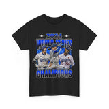2024 World Series Champion Dodgerrr, Casual Sport Shirt Trendy Fan Gear Perfect Gift for Baseball Fans, Short Sleeve Summer Fashion Hip Hop Streetwear Style, Y2k 2000 Shirt, Gift Idea