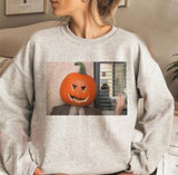 Dwight Pumpkin Head Crewneck, Office Halloween Shirt, Pumpkin Head Sweatshirt, The Office, Dwight Schrute, Funny Halloween Shirt