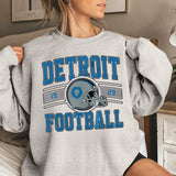 Detroit Football Vintage Style Sweatshirt, Detroit Football Tee, Detroit Football Shirt, Detroit Sweater, Sunday Football F90