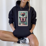 Anti-Social Butterfly Hoodie - DTF Print, Unisex T-Shirt, Funny Tee, Funny Apparel, Gift Idea, Relaxed Fit, Casual Apparel, Cute Top, Great with Jeans