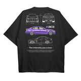 Drive in Style Car-Themed T-Shirts, G80 M3 T-Shirt, G80 M3 Technical Specs T-Shirt, Ride the Style, Racing Shirt, Sport Car Shirt Top Menswear