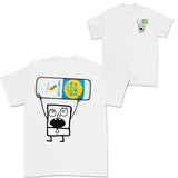 Doodlebob High Noon Pineapple Vodka & Soda  2 Sided T-Shirt, Funny Drinking T-Shirt, Summer T-Shirt, Full Color T-Shirt, Unisex T-Shirt, For Men, For Women, Gift For All Menswear Top