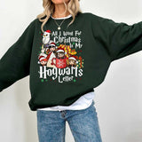 All I Want For Christmas Is HW Letter Sweatshirt Hoodie Shirt