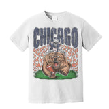 Chicago City Football Graphic T-Shirt - Limited Edition, Chicago Football Shirt, American Football Merch, Perfect for Fans of Chicago Menswear Top
