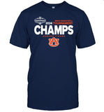 Auburn Tigers 2024 SEC Men's Basketball Conference Tournament Champions T-Shirt