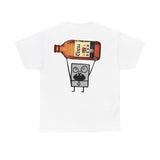 Coors Banquet Doodle Bob Two Sided Unisex Heavy Cotton Tee - Funny Drinking Shirt - Coors Light Shirt - Doodle Bob Shirt - Coors Banquet Bottle