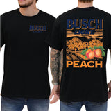 Busch Light Peach Scenic 2 Sided T-Shirt, Beer Drinking Gift For Men, Drink Shirt, Unisex Drinker Tee, Soft Fabric Casual Menswear, Classic Cotton Top Style001