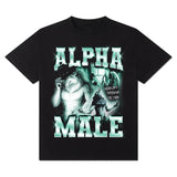 Alpha Male Ironic T-Shirt With Wolf Graphic, Ironic Alpha Male Unicorn Rainbow, Funny Unisex T-Shirt, Funny Graphic Tee, Offensive T-Shirt, Gifts