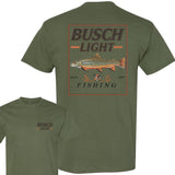 Busch Light Fishing Perch T-Shirt, Unisex T-Shirt, Full Color T-Shirt, For Men, For Women Style001
