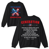 Custom Year FAFO Proud Member Generation Shirt, Gen X 2 Side T-shirt, 1965-1980 Hose Water And Neglect Gen X Shirt, Proud Member Flag Shirt