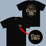 Coors Banquet Mountain Logo T-shirt - 2 Side - Suitable For Men And Women - Size Choices Galore - Colorful Varieties - Unisex Design - Fashion Varieti