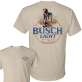 BUSCH LIGHT, BEER, Busch Light Hunting Shirt, Busch Light Tshirt Full Color For Men And Women, Casual Graphic Round Neck T-shirt for Summer, Fashion M