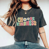Cute Teacher Shirt, Choose Kindness Shirt, Be Kind Teacher Shirt, Comfort Be Kind Shirt, Back to School Shirt, Elementary School Teacher Shirt, Flower