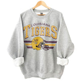11. LSU Tigers Vintage NCAA Sportswear Sweatshirt, University Louisiana State Authentic Shirt Gift for Football Fans
