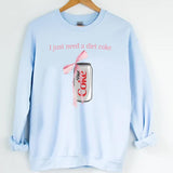 Diet Coke sweatshirt Diet Coke humor sweatshirt and crew neck Til Death Humor, gift for girlfriend, Diet Coke Crewneck Sweatshirt