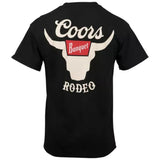 Coors Banquet Rodeo Horns 2 Side T-Shirt, Coors Banquet Rodeo T-shirt, Best Beer Drinking T-shirt Cotton Fabric