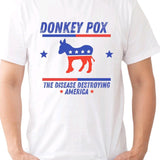 Donkey Pox T-Shirt - Satirical Take on Current Events - Tee, Menswear Casual Top Underwear t shirt funny meme