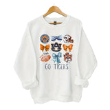 Auburn Tigers coquette Football Sweatshirt, Auburn University football Sweatshirt, Classic Cotton Sweaters Menswear Tops football fan Hoodie