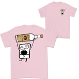 Doodlebob Titoâ€™s Vodka Drawing 2 Sided T-Shirt, Funny Drinking T-Shirt, Summer T-Shirt, Full Color T-Shirt, Unisex T-Shirt, For Men, For Women, Gift For All Menswear Top