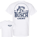 Busch Light T-Shirt, Busch Light, Beer Tee - Busch Light Wildlife 2-sided T-shirt, Casual Graphic Round Neck T-shirt for Summer, Fashion Top for Daily