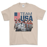 2024 Paris USA Team Basketball T-Shirt, graphic sports tees for men Style001