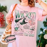 Comfort Colors Wicked Change For Good Shirt, Defy Gravity Broomstick Magic Wand, Wizard Movie Fan Shirt, Wicked Musical Fan Gift unisex cotton Shirt