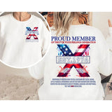 Custom Year FAFO Proud Member Gen X 2 Side T-shirt, 1965-1980 Hose Water And Neglect Gen X Shirt, Proud Member Flag Generation Shirt Style001