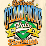 2024 Baseball National Champions Vintage T-Shirt, Tennessee Volunteers Youth 2024 Ncaa MenÃ¢â‚¬â„¢s Baseball College World Series Champions Schedule T-shirt