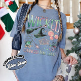 Comfort Colors Wicked Change For Good Shirt, Defy Gravity Broomstick Magic Wand, Wizard Movie Fan Shirt, Wicked Musical Fan Gift unisex cotton Shirt