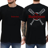 Budweiser cross bats casual fit t-shirt, trending summer 2024 tee, sustainable fashion tee Style001