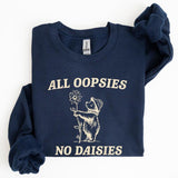 All Oopsies No Daisies, Cute Bear Sweatshirt Casual Comfort Womenswear ComfortableÂ Graphic