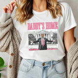 Daddys Home Shirt/Sweatshirt/Hoodie, Retro Crewneck, Gift For MyFriends, Cotton, Womenswear Tops