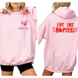 Aubreigh Wyatt Hoodie, Live Like Aubreigh Double sided Sweater, Womenswear Hoodie & Sweaters,Gift For Women,Live Like Aubreigh Sweatshirt