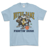 1994 Notre Dame Fightin' Irish Looney Tunes T-Shirt, graphic vintage sports tees for men Style001