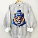 Detroit Football Shirt, Cool Detroit Football Sweatshirt, Detroit Crewneck, Game Day Shirt