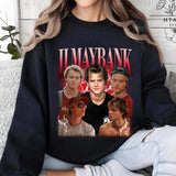 Double Sided JJ Maybank Vintage T-Shirt, Hoodie Sweatshirt Gift, Men and Women Unisex Softstyle Crewneck Comfort Cotton Fabric
