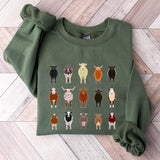 Cows Crewneck Sweatshirt, Hoodie, T-shirt