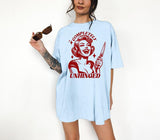 Completely Unhinged- T-Shirt, Retro Graphic, Kitsch, Funny Apparel, Gift Idea, Relaxed Fit, Casual Apparel, Cute Top, Great with Jeans, All Seasons, F