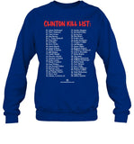 Clinton Kill List Crewneck Sweatshirt