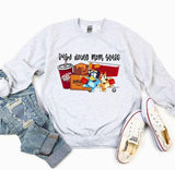 Busy Doing Mom Stuff Bluey Sweatshirt, Bluey And Bingo Sweatshirt, Cartoon Mama Sweatshirt, Couple Sweatshirt - Cross-Gender Fashion - Full Size Range