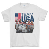 2024 Paris USA Team Basketball T-Shirt, graphic sports tees for men Style001