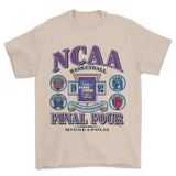 1992 NCAA National Championships Basketball T-Shirt, graphic vintage sports tees for men Style001