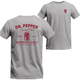 Dr. Pepper Social Club T-shirt, Dr Pepper Shirt, Dr. Pepper Short Sleeve Tee, Beer Shirt Viral Menswear Top