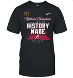 Alabama Roll Tide Script A History Made National Champions Locker Room shirt_1