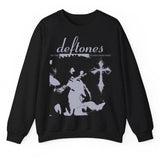 Deftones Tour Sweatshirt, Deftones Band Shirt, Rock Band Shirt Full Size Trending Sweatshirt Cotton Fabric