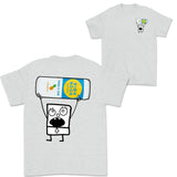 Doodlebob High Noon Pineapple Vodka & Soda  2 Sided T-Shirt, Funny Drinking T-Shirt, Summer T-Shirt, Full Color T-Shirt, Unisex T-Shirt, For Men, For Women, Gift For All Menswear Top