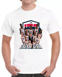 1992 USA Basketball Dream Team Champions Gold Fan Vtg Style T Shirt - Graphic Crew Neck Top Menswear Underwear
