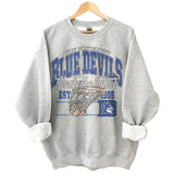 42. Duke Blue Devils NCAA Vintage Basketball Sweatshirt, University Team Fan Apparel, Classic Sports Gift for Enthusiasts