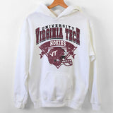 49. Virginia Tech Hokies Vintage NCAA Sweatshirt, University Sports Gear, Classic Football Team Apparel Gifts