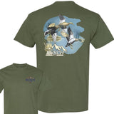 Busch Light Shirt, Duck Hunters Trendy T-Shirt, Unisex T-Shirt, Full Color T-Shirt, For Men, For Men Style001